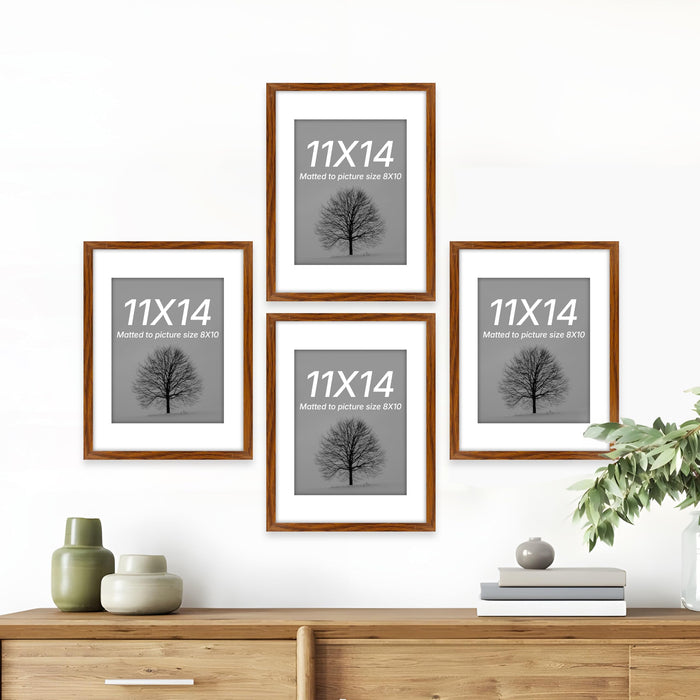 Art Street Set of 4 Wall Mounted Premium 3D Photo Frame Wall Hanging Individual Collage ( Ph- 1928 )