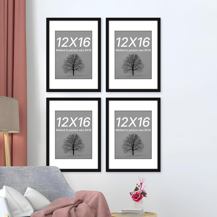 Art Street Set of 4 Wall Mounted Premium 3D Photo Frame Wall Hanging Individual Collage ( Ph- 1928 )