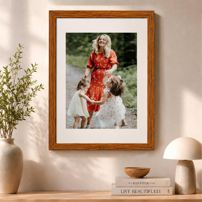 Synthetic Wood Wall Photo Frame for Home and Office Wall Décor in Multicolor and Sizes