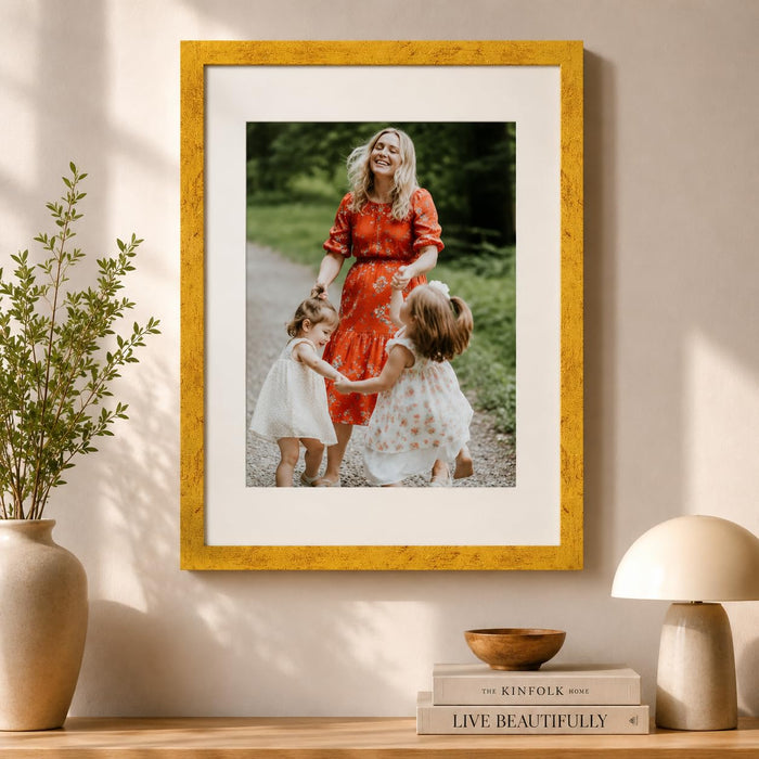 Synthetic Wood Wall Photo Frame for Home and Office Wall Décor in Multicolor and Sizes