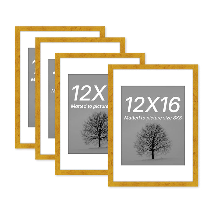 Wooden Photo Frame for living room, Aesthetic Cave Design Photo Frames for Photograph, Art Work, Certificates Set of 4