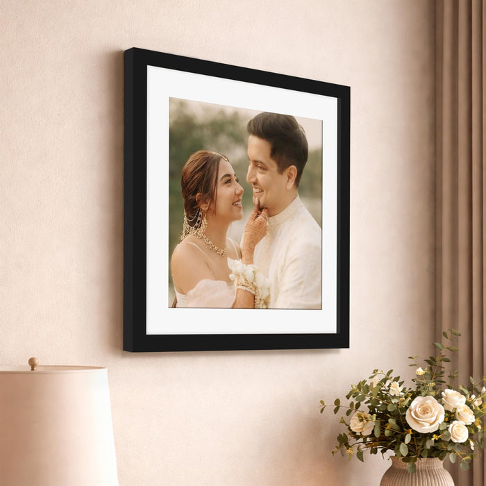 Synthetic Wood Wall Photo Frame for Home and Office Wall Décor in Multicolor and Sizes