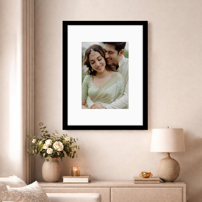 Synthetic Wood Wall Photo Frame for Home and Office Wall Décor in Multicolor and Sizes