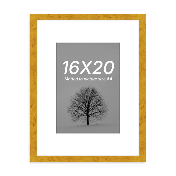 Synthetic Wood Wall Photo Frame for Home and Office Wall Décor in Multicolor and Sizes
