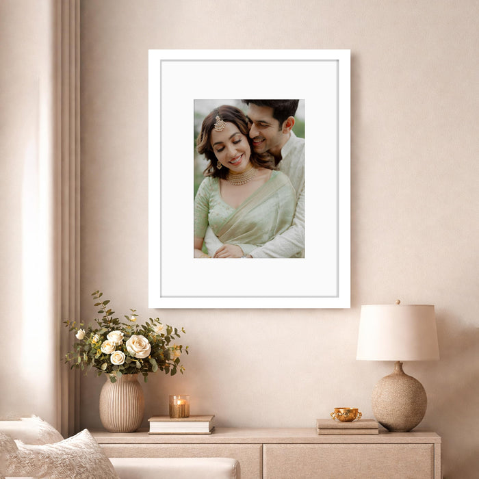 Synthetic Wood Wall Photo Frame for Home and Office Wall Décor in Multicolor and Sizes