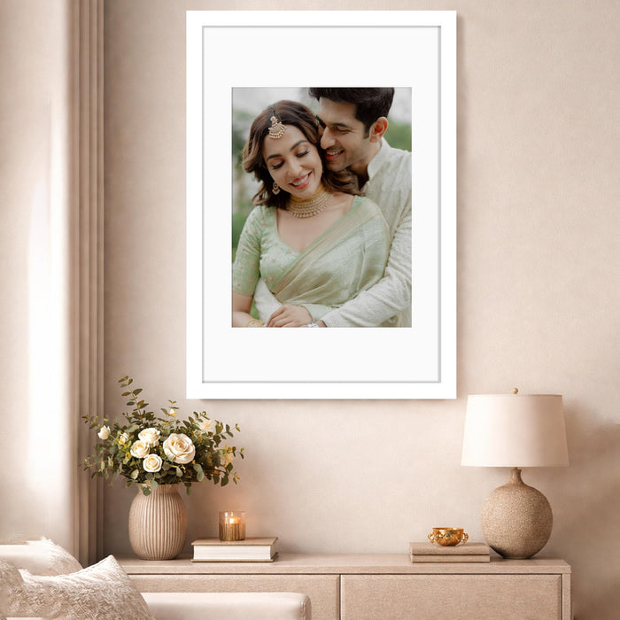 Synthetic Wood Wall Photo Frame for Home and Office Wall Décor in Multicolor and Sizes