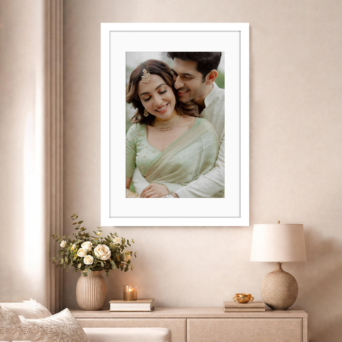 Synthetic Wood Wall Photo Frame for Home and Office Wall Décor in Multicolor and Sizes