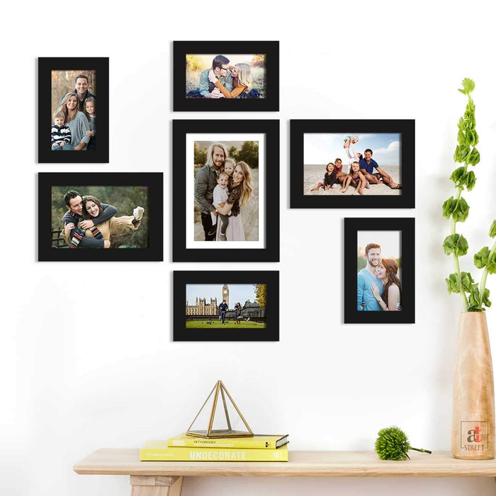 Set Of 7 Wall Photo Frame, For Home & Office Decor ( Size 4x6, 5x7, 6x8 inches )