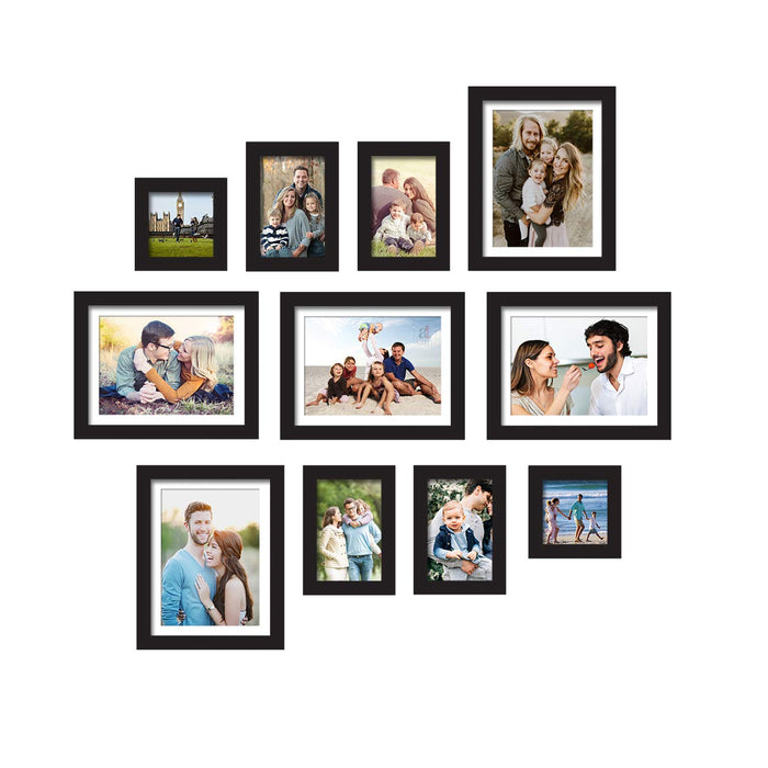 Premium Photo Frames For Wall, Living Room & Gifting - Set Of 11
