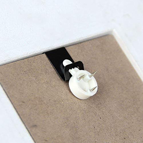 Hard Plastic White Set Of 20 White 3-Pin Seamless Nail 20 S Hook With — ART  STREET