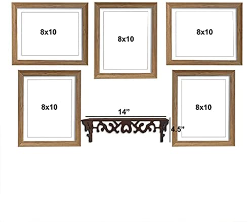 Elite 5 Brown Picture Frame With MDF Self For Home and Office Decoration, Size -8x10 Inches