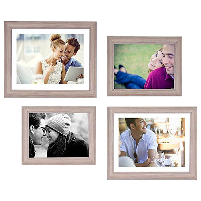 Beige Wall Photo Frames Set of 4 ( Size 6x8, 8x10 inches )