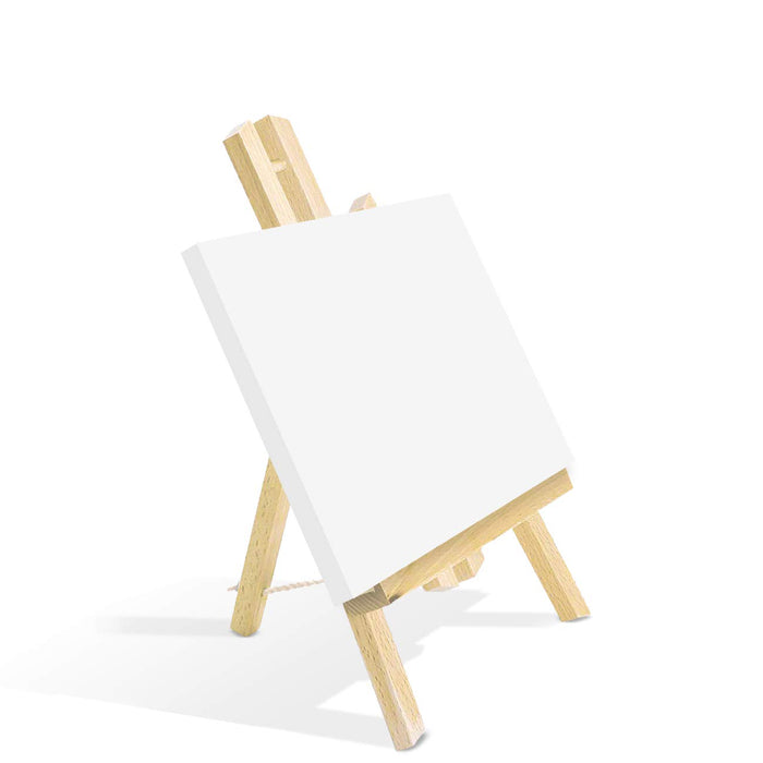 Canvas Stand For A5 Sketchpad Set Of 4, Wooden Canvas Boards Stand Ideal For Drawing & Display (Size- 11.5, 7.5, 2.5, 4.5 Inches)