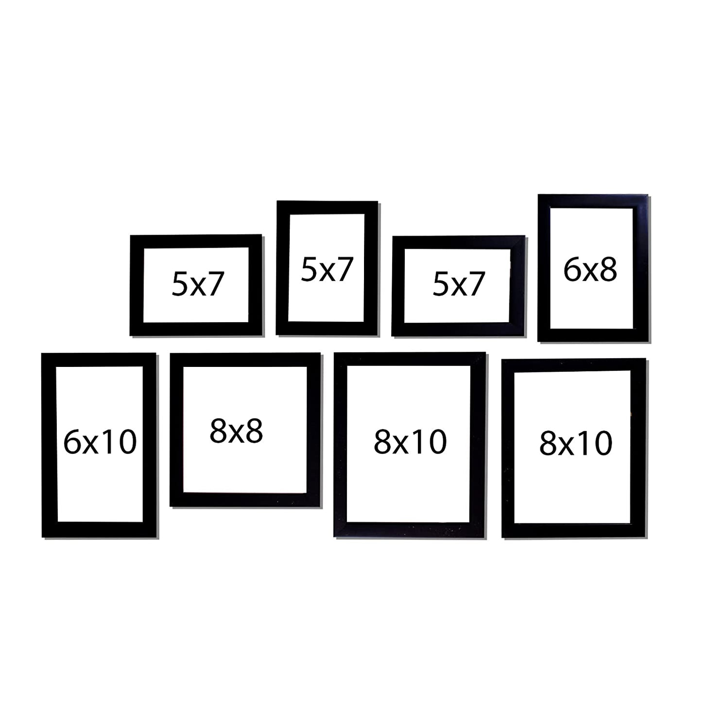 Set Of 8 Quirky Quote Black Framed Wall Posters Bar Theme Wall Quote