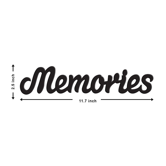 Art Street Memories MDF Plaque Painted Cutout Ready to Hang Home Décor Wall Art