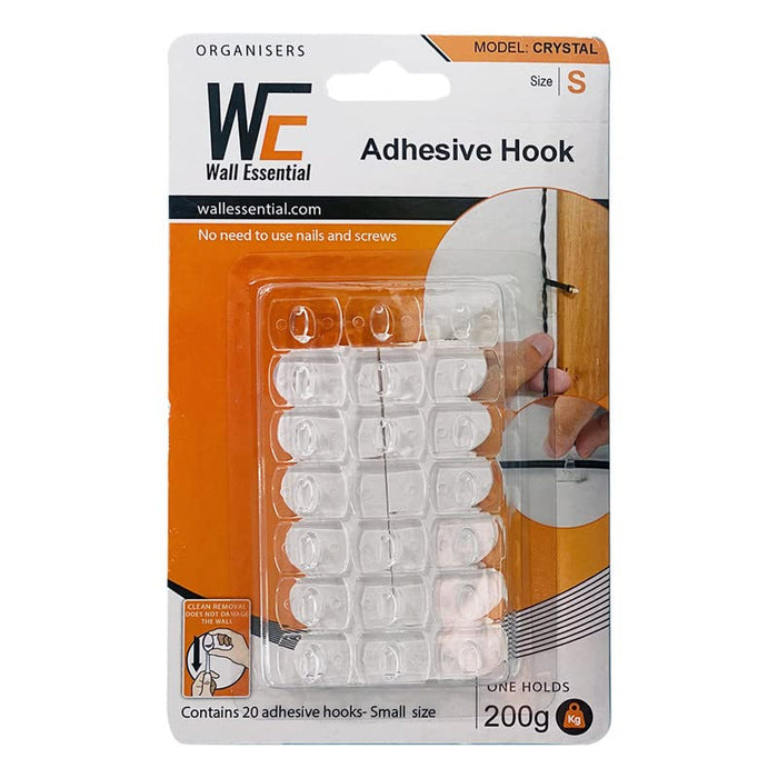 Wall Essential Adhesive Wall Hooks for Wires and Lighting Wires