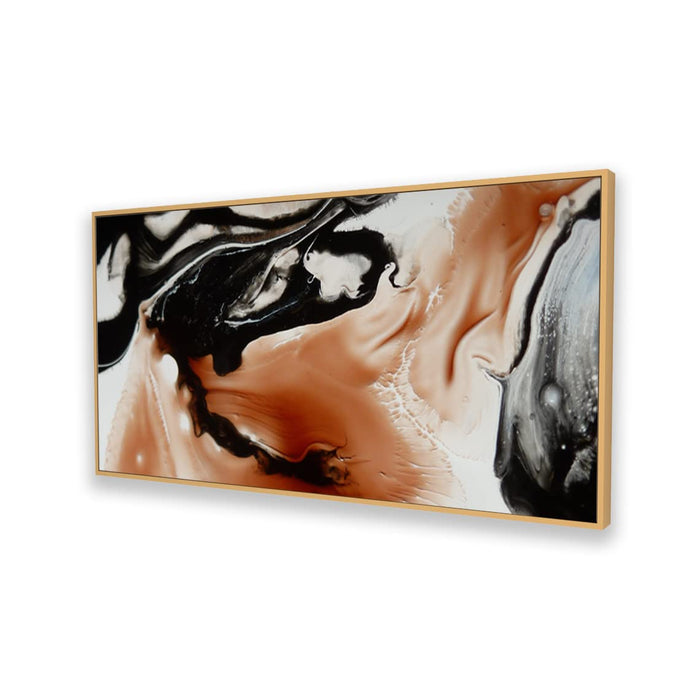 Art Street Canvas Painting Wall Art Print Abstract Digital Decorative Luxury Paintings with Frame for Home, Living Room, Bedroom & Office Décor ( 22 X 46 Inches)