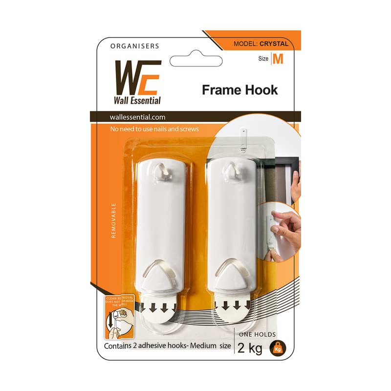 Wall Essential Saw Tooth Picture Frame Hanger, Sawtooth and wirephoto  Hanging Strips Multipurpose Removable Strips Damage Free, One Pcs Can Hold  Up to