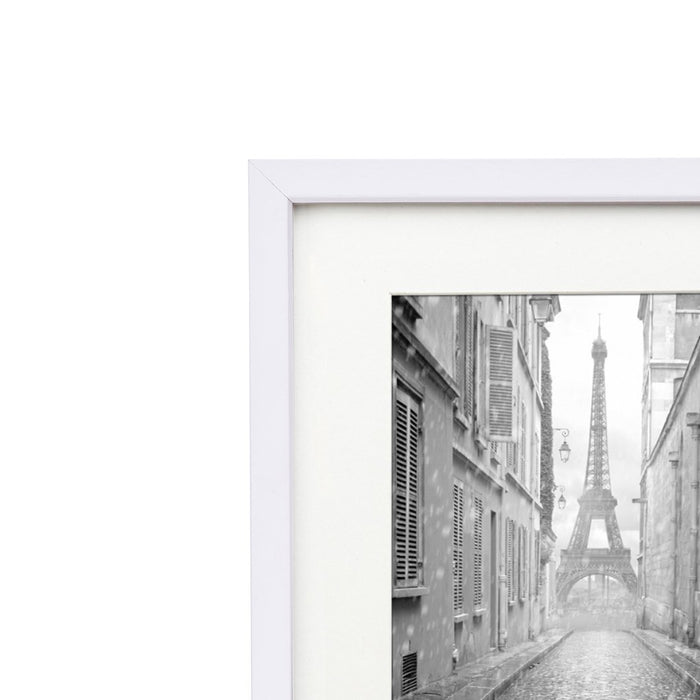 Art Street Gigantic Set Of 9 White Individual Wall Photo Frames ( Size 5x5, 5x7, 8x10 inches )