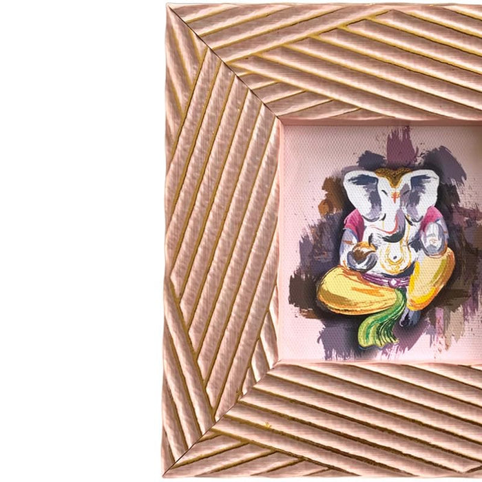 Art Street Decorative Gifts Of Love Gift Box, Diwali Festive Gifting, Cash Box, Shagun Box, Jewelry Box, Wedding Money Box (Pink-Gold, Size: 7.5x7.5x2.3 Inch)