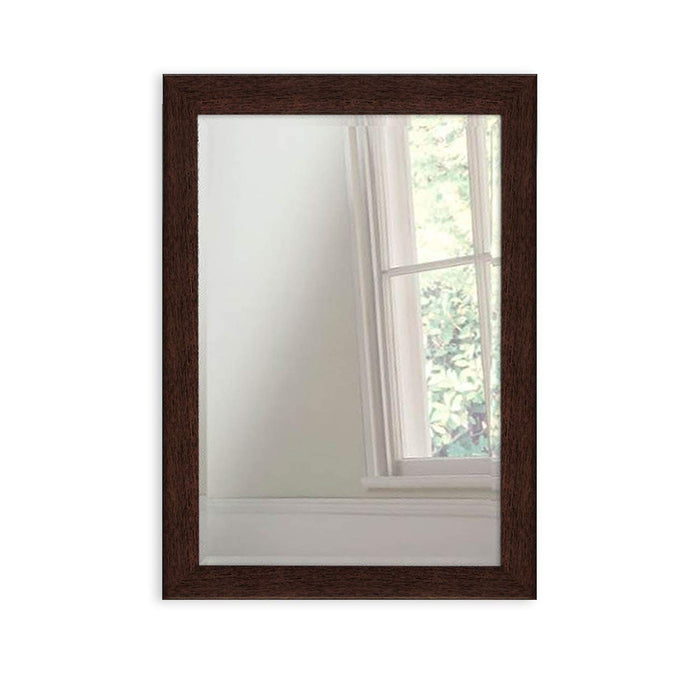 Art Street Decorative Wall Mirror for Home and Bathroom Brown Color Mirror Size (15 x 27 inch)