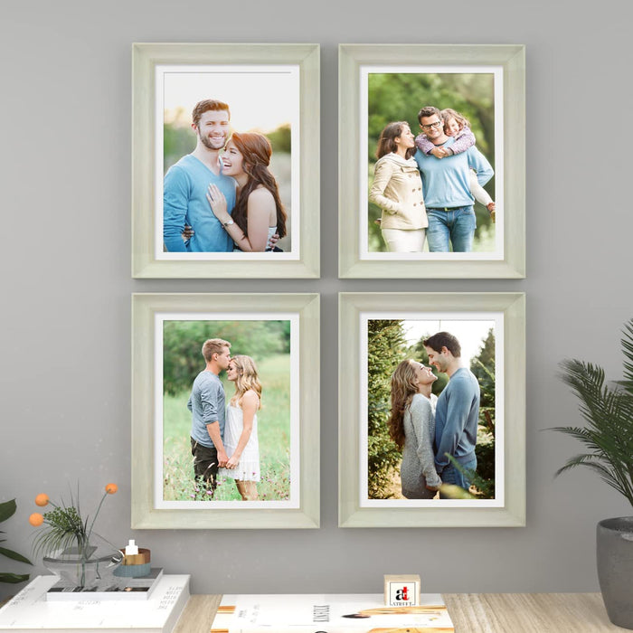 Art Street Picture Frames Set of 4 Wall Mounted Premium 3D Photo Frame Vertical & Horizontal Wall Hanging Individual Collage for Home Décor ( Ph- 1928 )
