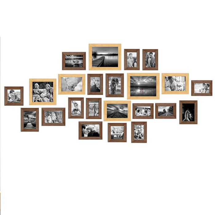 Art Street Photo Frame for Wall Photo Frame Collage Set of 23 Pcs Picture Frame Set For Home & Wall Decoration , Color -Beige Brown , Mix Size- 4x6 , 5x5 , 5x7 , 6x8 , 8x8 , 8x10 Inches