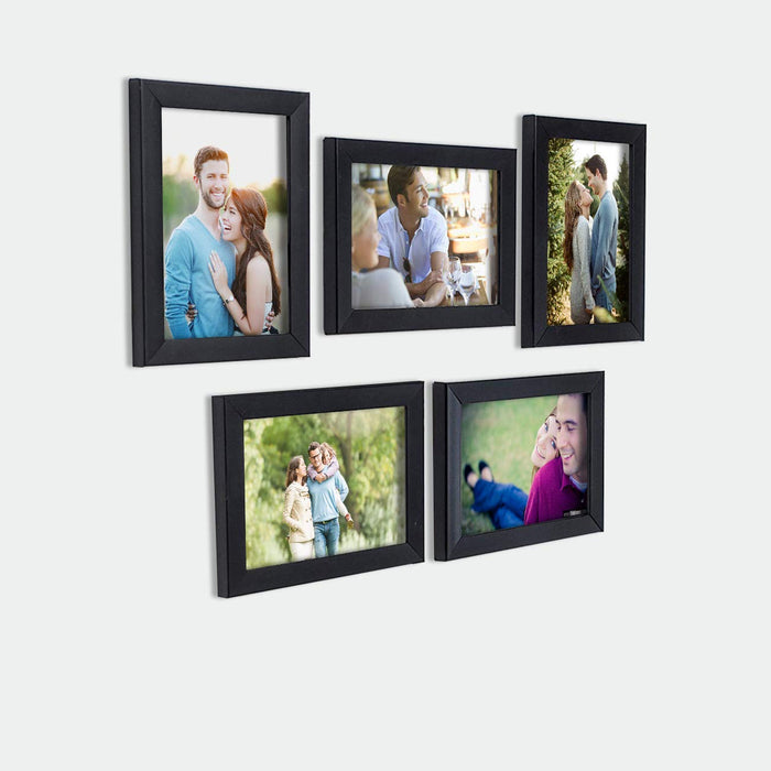 Happy Memory Set of 5 Individual Photo Frame for Home Décor (5x7 inches)