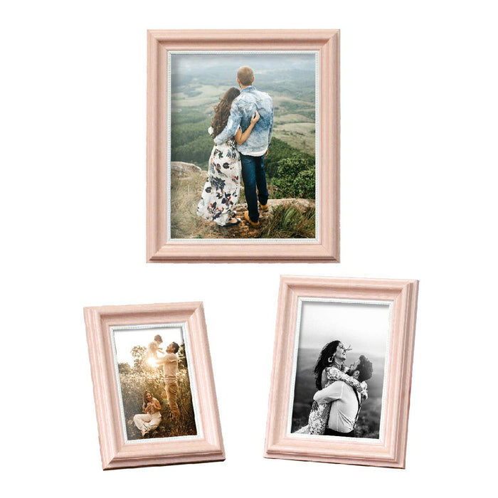 Set Of 3 Photo Frames For Table Top Display And Wall Mounting Picture Frame Home Decor ( Ph-3418 )