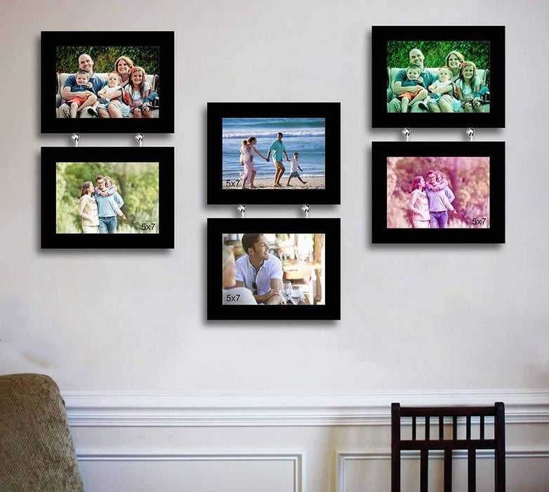 Synthetic Drop Chain Photo Frame Set Of 6