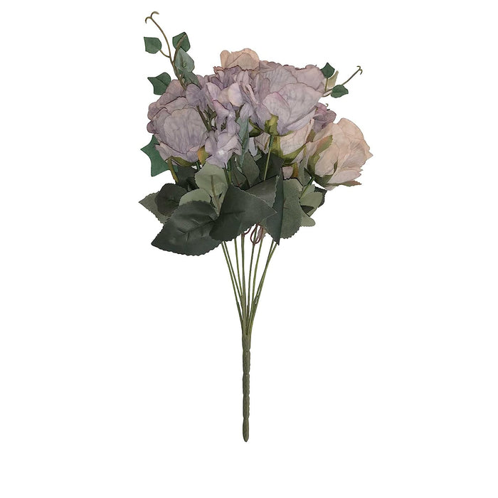 Artificial Rose Flowers Bunch for Decorating a Wedding, Home Garden, Office (Size - 18.5 x 11.5 Inch)
