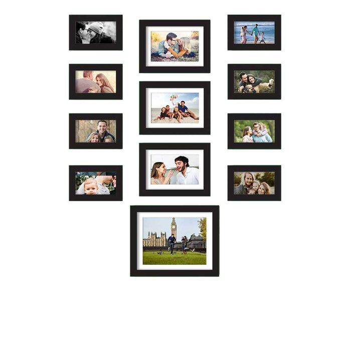 Art Street Set of 12 Wall Photo Frame, Picture Frame for Home Decor with Free Hanging Accessories (Size -4x6, 6x8, 8x10 Inchs)