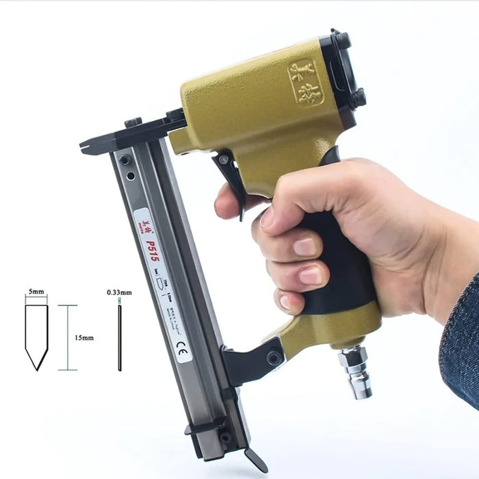 Nailer P515 Pneumatic Flexi Points Nail Gun for Photo Frames, Air Powered Nailer Pneumatic Nail Gun Stapler, Comfortable Grip Fast Nailing for Carpentry By Wall Essential