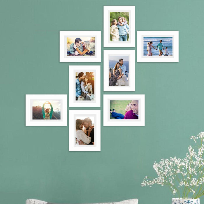 Art Street Set of 8 Photo Frame for Home Décor Living Room Wall Decoration (Size - 6X10 Inches)