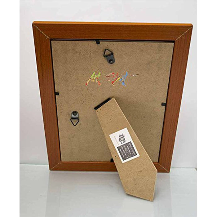 Art Street Synthetic Brown Wall/Table Photo Frame (Picture Size 4 inches X 6 inches, with Stand)