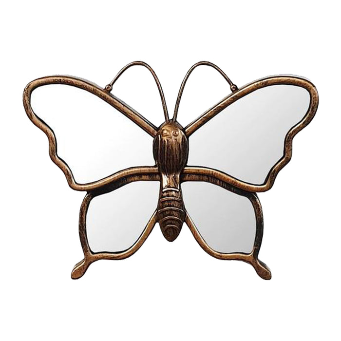 Set Of 3 Decorative Beautiful Butterfly Design Wall Mirror For Living Room, Size-7" x 9" Inch
