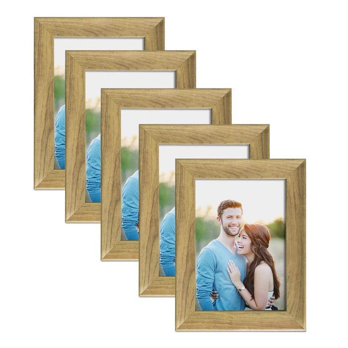 Art Street Set of 5 Decoralicious Natural Cave Photo Frame/Wall Hanging for Home Décor (Size - 5x7 Inch)