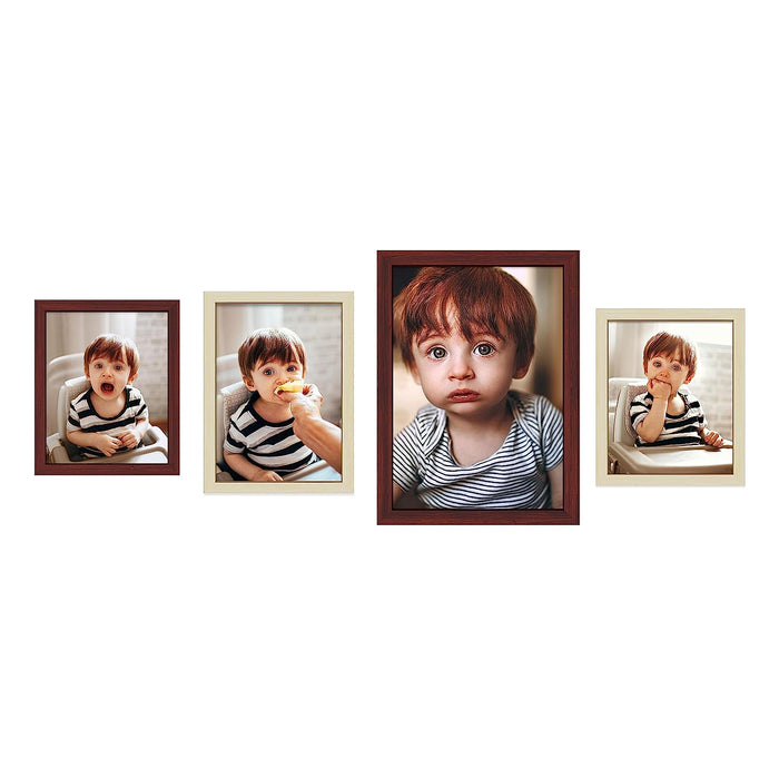 Art Street Inshore Individual Framed Wall Photo Frames For Home Décor - Set Of 4 (Size: 8x10 Inch, A4, A3)