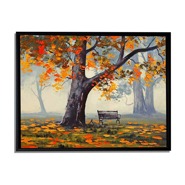 Mesmerizing Autumn Art Print,Landscape Canvas Painting