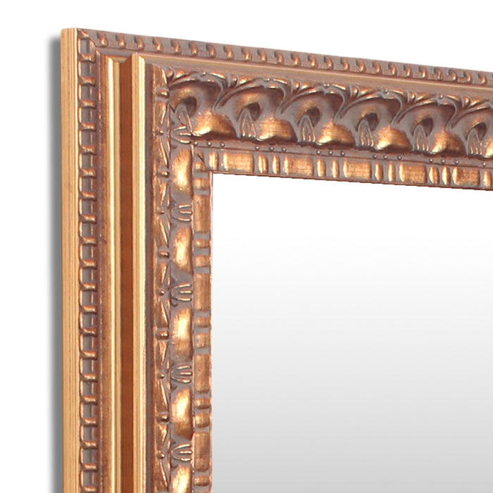 Antique Gold Decorative' Wall Mirror  Inner Size 12X16 Inch, Outer Size  20X17 Inch