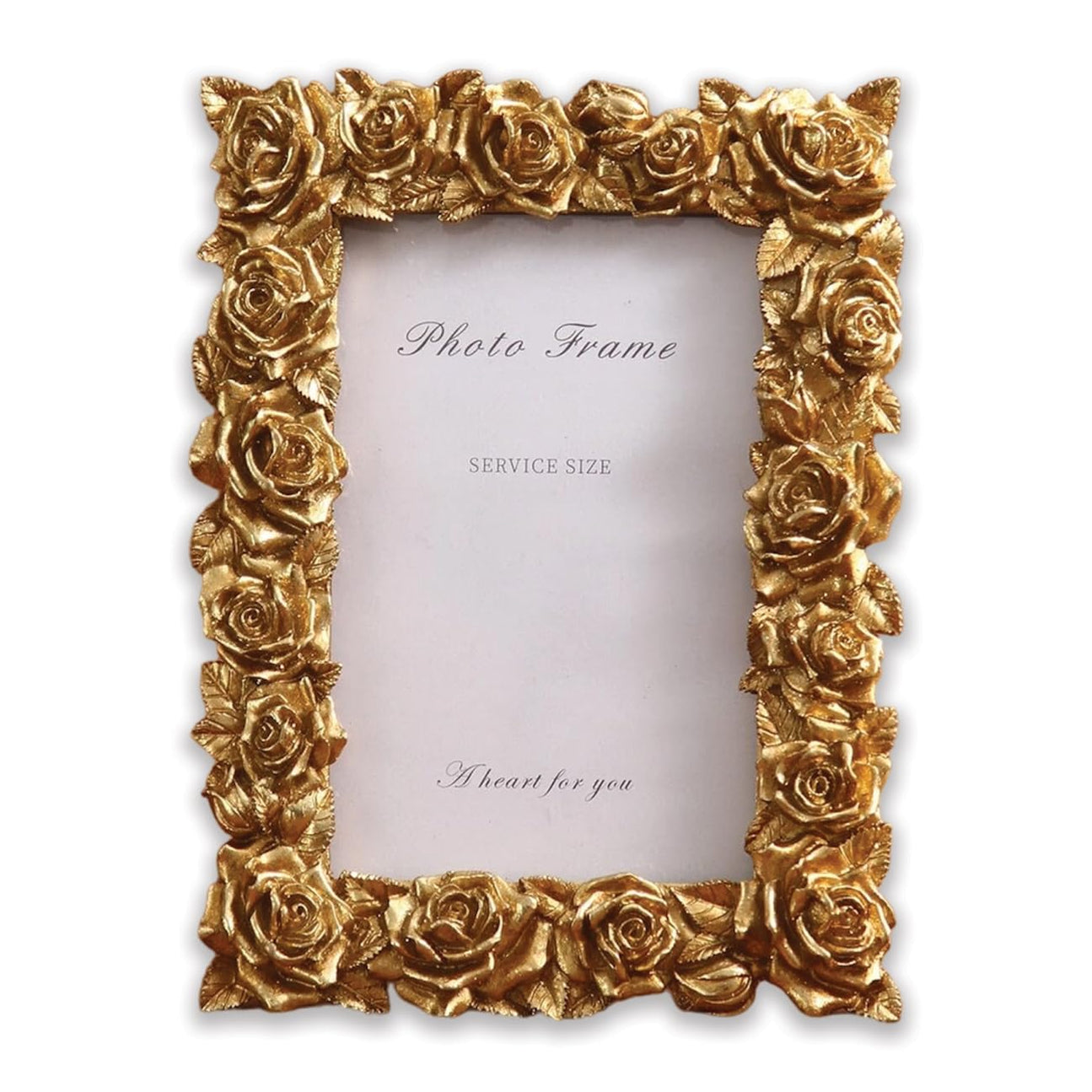 Art Street Resin Gold Rose Swing Photo Frame For Home Decoration - Roy ...