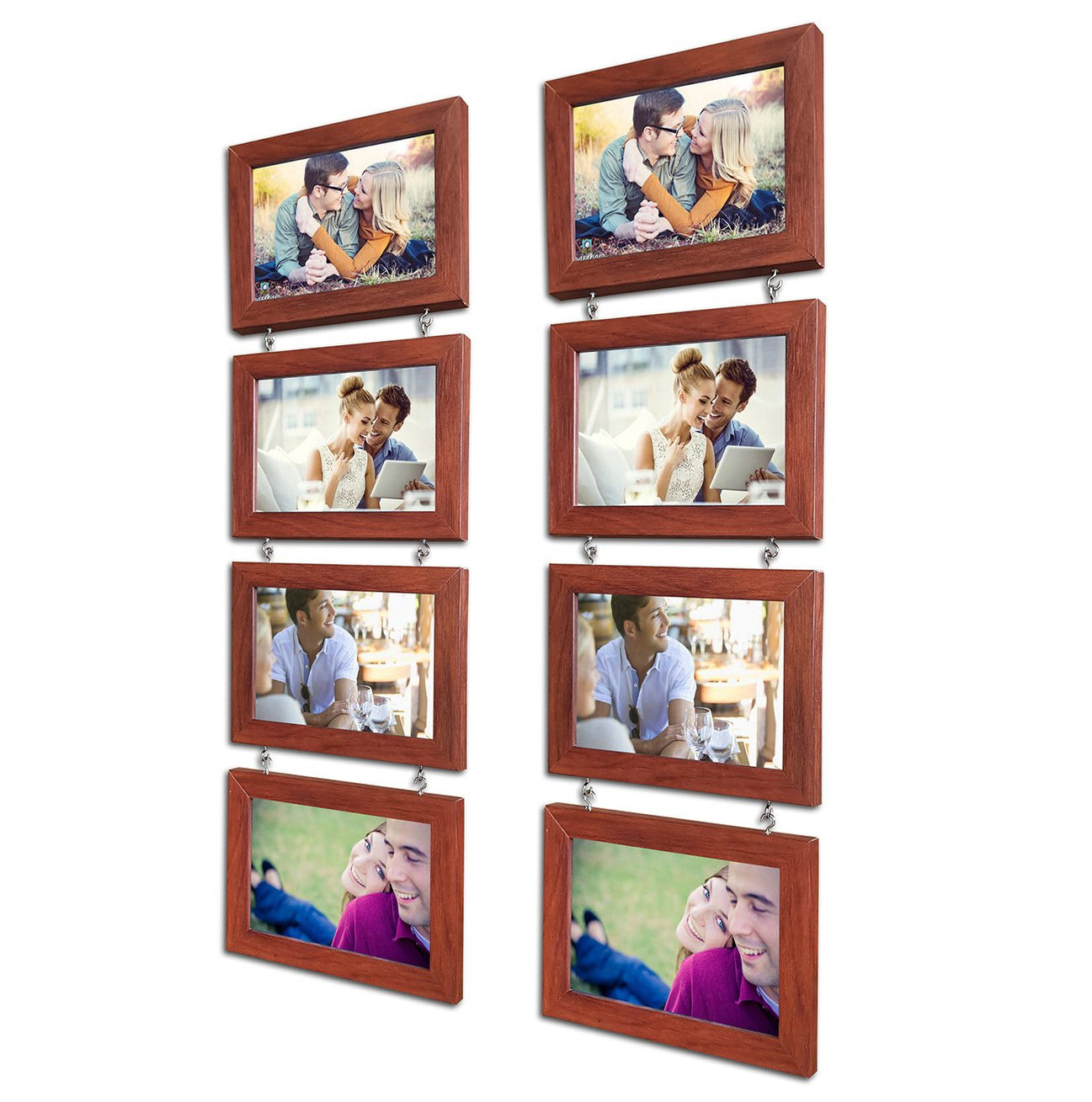 Drop In Frames Impressive Drop Chain Synthetic Frame Set of 8 Photo Frames ( Photo Si ...
