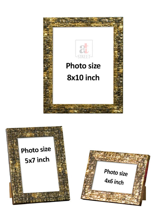 Art Street Set of 3 Photo Frames for Table Top Display and Wall mounting Picture Frame Home Decor. ( PH-3718 )