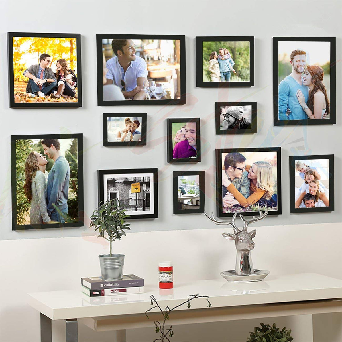 Art Street - Home Essential Set Of 12 Individual Photo Frame Frames (M ...