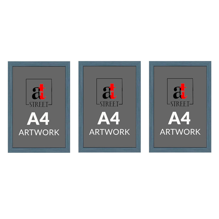 Art Street Play All Day Walls Art Prints for Kids Room Decoration (Set of 3, 8.9x12.8 Inch, A4)