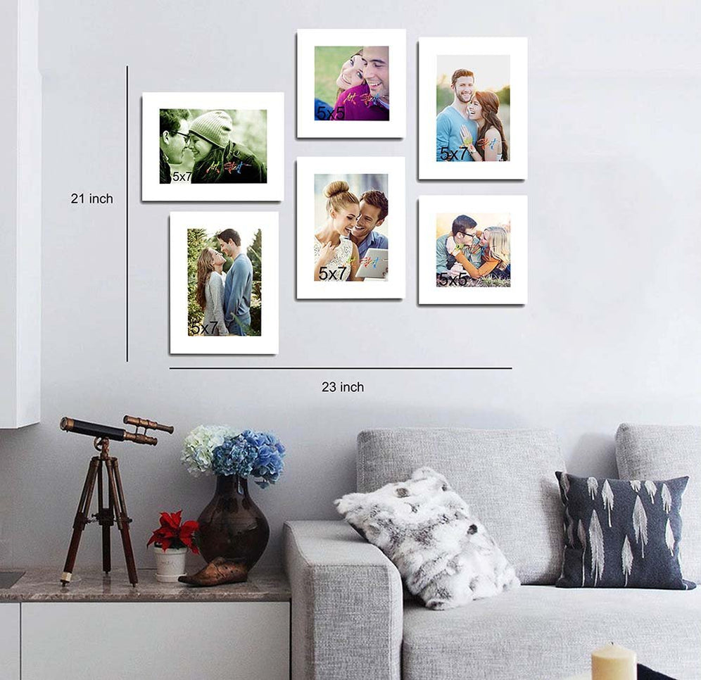 Art Street Decoralicious Set of 6 Individual Photo Frame/Wall Hanging ...