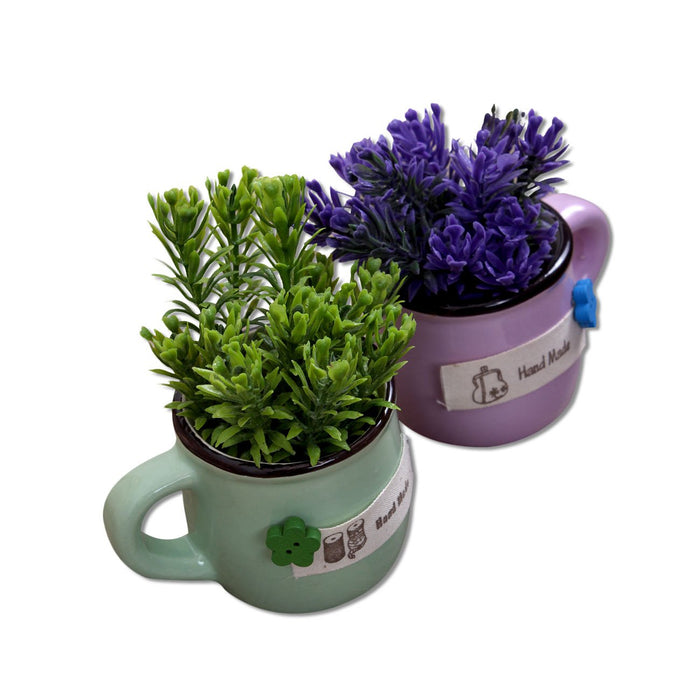 Artificial Ceramic Plant for Indoor/Outdoor, Home & Office,