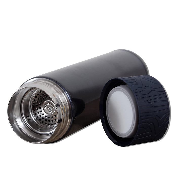 Even Stainless Steel Set of 2 Thermos Flask/ Bottle (with Tea Strainer) for Hot and Cold - 310 ML