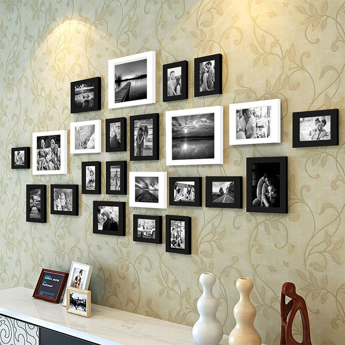 Set of 23 Photo Frame for Wall Photo Frame Collage Set, Mix Size- 4x6, 5x5, 5x7, 6x8, 8x8, 8x10 Inches