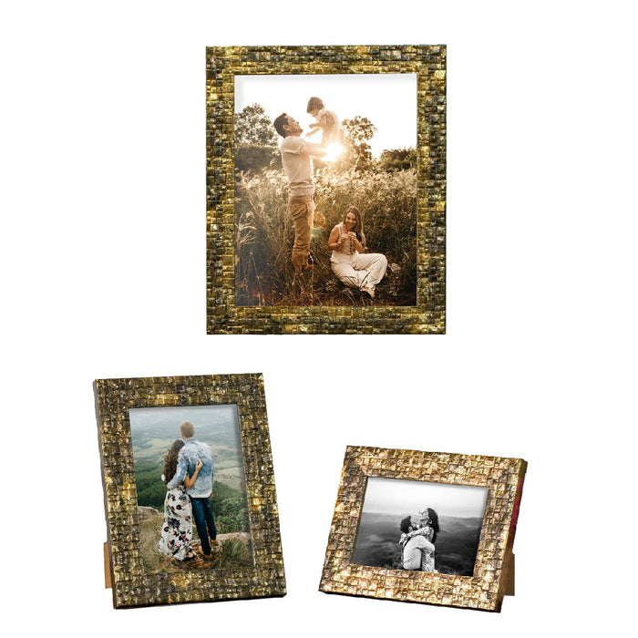 Art Street Set of 3 Photo Frames for Table Top Display and Wall mounting Picture Frame Home Decor. ( PH-3718 )